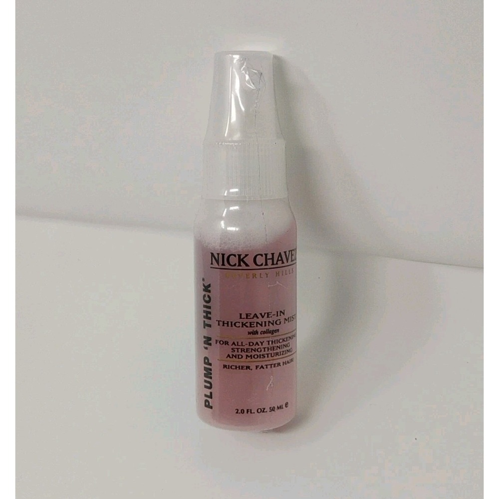 Nick Chavez Plump 'N Thick‎ Leave In Thickening Collagen Mist 2 oz Travel Size